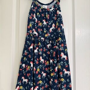 Whimsical Unicorn and Floral Dress